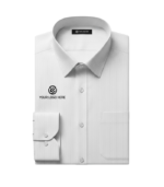 Premium White Shirt with full sleeve with pocket - Image 2